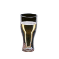 Wholesale Creative Irregular Shapes Beer Glass Mugs Double Wall Borosilicate Glass Cup Beer Mugs