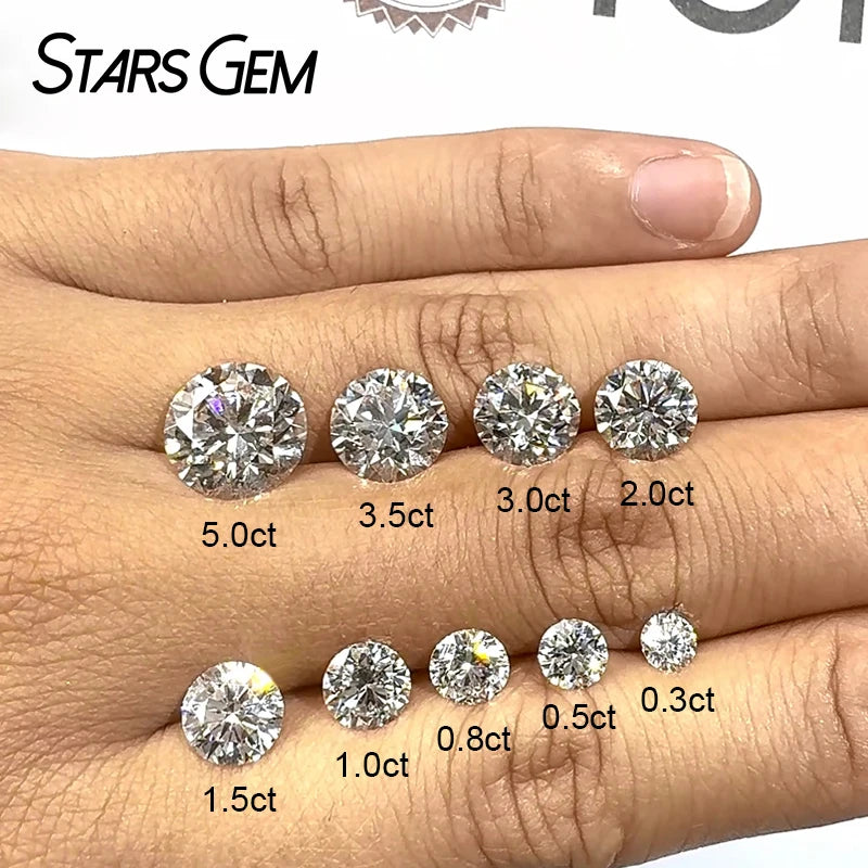 IGI Certified Diamond Man-Made Created Real Diamond VS VVS Grade Loose HPHT CVD Lab Grown Diamonds