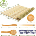 Bamboo Sushi Rolling Mat Sushi Kits  With Bamboo Mats  Bamboo Chopsticks