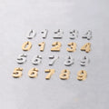 Single Hole Mirror Stainless Steel Customized Charm Jewelry Accessories Pendant and Decorations Diy Charms for Jewelry Making