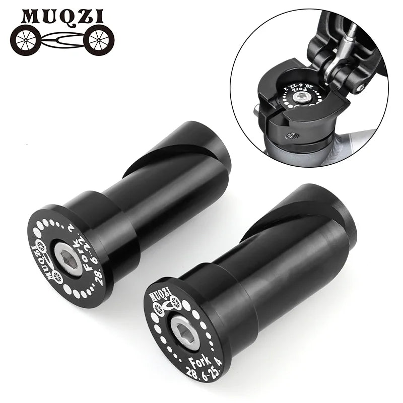MUQZI Folding Bike Fork Adapter 22.2/25.4mm to 28.6mm Aluminum Alloy Bike Expansion Hanging Core