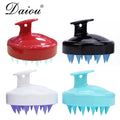 Wholesale Custom Multicolored Hair Washing Brush Exfoliating Scalp Massager Brush Wet and Dry Shampoo Brush