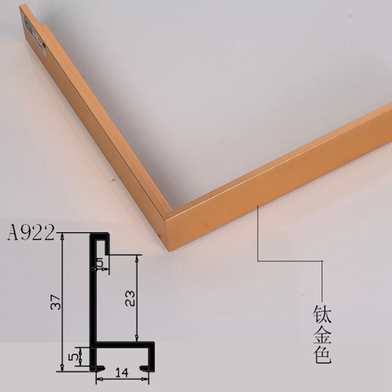 Snap Frame A0 A1 A2 A3 A4 and Customized Sizes Aluminum Picture Frame