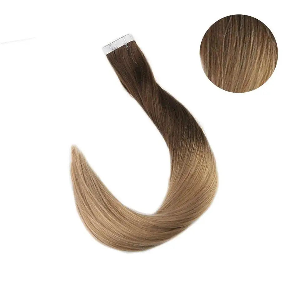 Top Quality Raw Virgin Mink Brazilian Cuticle Aligned 100 Human Hair Tape in Hair Extensions