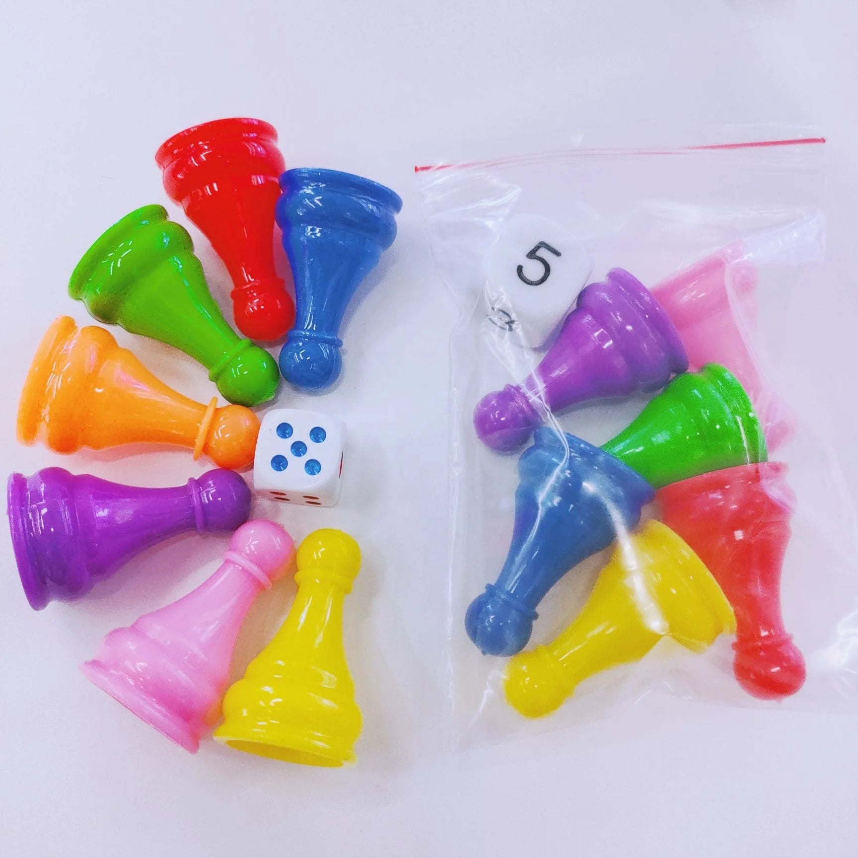 Colorful Big Size 35*21 MM Pawn Pieces for Board Games