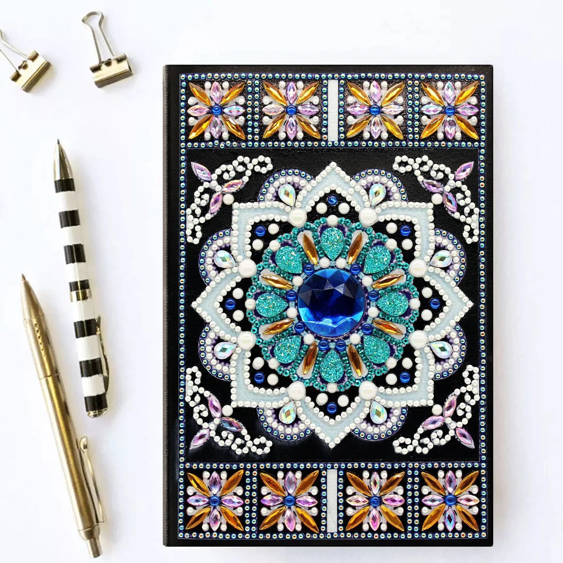 5D DIY Handmade A5 50 Pages Notebook Diary Book Special Shaped Rhinestone for Student Gifts Diamond Painting Notebook Wholesale