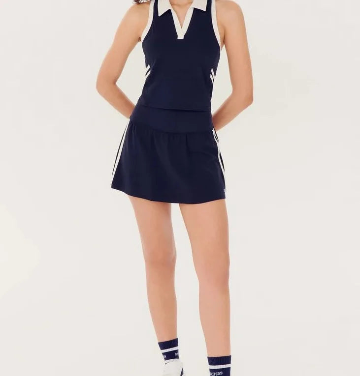 Women's High Quality Customizable logo Sports Dress Suitable Sleeveless Short Dress