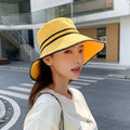 Popular Fashion Custom logo Women Outdoor Fisherman Caps Cycling Wide Brim Bucket Hats