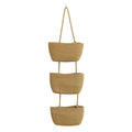Arrangement of Debris Decoration Wall Three Layers of Household Hanging Cotton Rope Storage Basket Wardrobe Clothes Organizer