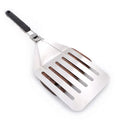 Hot Sale Folding Plastic Handle Stainless Steel Slotted Pizza Safety Transfer Baking Shovel Pizza Cutter