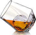 Lead-Free Diamond Whiskey Glasses 10.4 Ounces Luxury Business Gift Crystal Clear Glass with Elegant Carton Packaging