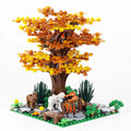 MOC3016 296pcs Building Bricks Post-autumn Picnic for Farm Garden  Accessories Forest Scenery Toy Building Kit