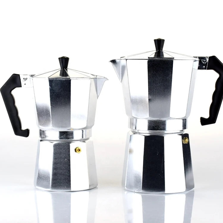 Aluminum Tempered Coffee Pot Induction Arabic Coffee Cup Pot Espresso Maker Moka