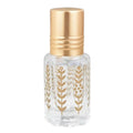 Hot Sale  Gold Cap Empty Essential Oil Steel Roller Glass Perfume 3ml 6ml 12ml Leak Proof Roll on Bottle