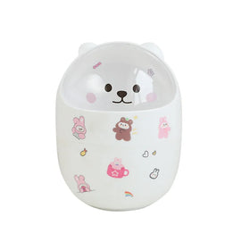 Creative Cartoon Bear Pen Holder Kawaii Pen Holder Stationery Storage Box