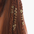 Gaby Vintage Ethnic Style Sanke Spinning Spiral Hair Ring Hair Pin Hair Accessories Jewelry for Braids
