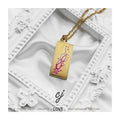 Carline New Fashion Women Stainless Steel 18k Gold Plated Sun Moon Star Zircon Pendant Necklace Jewelry Collection