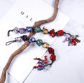 7 Chakra Car Charm Car Ornament Hanging Tumbled Gemstone Healing Crystals Accessories Pendant