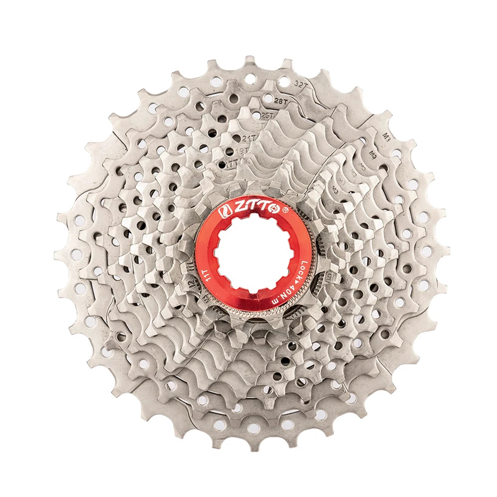 ZTTO 12 Speed 11-32T Bicycle Freewheel Durable Road Bike Cassette Compatible with HG Type Drive Cycling Parts