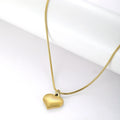 New Gold-plated Stainless Steel Geometric Pendant Necklace Strand Chains Fashionable Unique Unisex Design for Anniversary