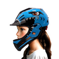 ODM OEM Custom Kids Full Face Helmet Bicycle Scooter Protection Safety Helmet Mountain Kids Child Cycle Bike Helmet