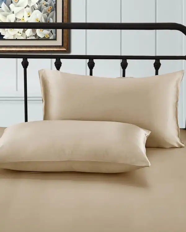 Custom Wholesale 100% Pure 22mm Private Label Luxury Mulberry Silk Envelope Pillowcase Gold Pillowcase