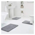 Memory Foam Bath Mats Set of 3 Extra Thick Soft Non-Slip Super Water Absorption Bathroom Rugs Carpet Mats