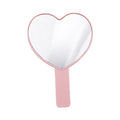 Dolovebeauty Factory Wholesale Custom Private Logo Brand Personalized Glass Finish Desktop Heart Shape Cosmetic Makeup Mirror