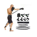 Resistance Bands Stretching Strap Set Exercises Leg Waist and Arm  Adjustable Waist Belt Ankle CuffBag