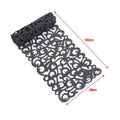Non slip Heat Resistant Mix Color Gold Lace Doily Felt Runner X'mas Festival Decorations for Table Mat