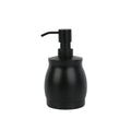Foaming Soap Dispenser Set 17 Oz Glass Matte Black Stainless Steel Pump Hotel Use Modern Design Metal Custom Logo