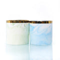 In Bulk Black Big Luxury Many Colors 250g 300g Elegant Ceramic Candle Jar Box with Bamboo Lid
