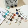 Healing Stone Pendant Geometric Shape Stars Reiki Energy Crystal Quartz Pendant for Women Men