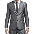 Latest Design Men Suit Ribbon Fashion Mens Slim Two Buttons Business Suits With Pants Brand Wedding Suits (Jacket + Pants )