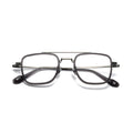 Benyi New Design Optical Frame High Quality Titanium Glasses Rectangle Eyewear Spectacle Fashion Eyewear Double Bridges