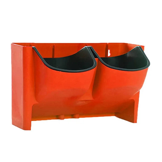 Dropshipping Stackable Vertical Planter Resin Wall Hanging Planter Wall Pocket Self Watering Flower Pot for Strawberries Flowers