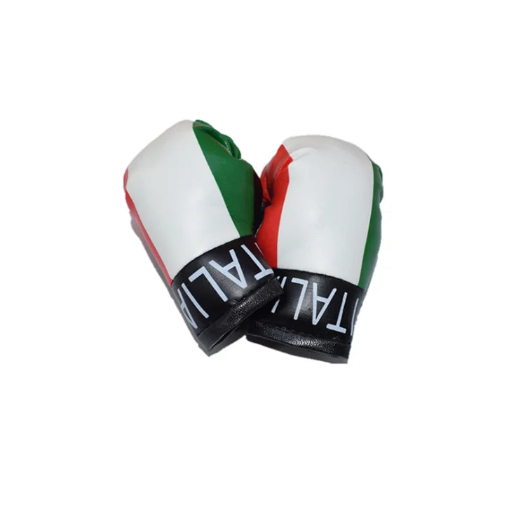 Promotional British/German/Italian Flag Pendant Miniature Boxing Inside the Car Pendant Jewelry