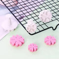 3Pcs Plastic Flower Heart Shape Fondant Plunger Cutter Cake Cookie Embosser Molds