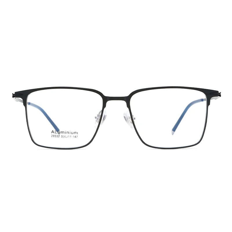 New Unisex High End Customized Logo Wholesale UV400 Polarized Anti Blue Light Aluminum Magnesium Alloy Optical Eyeglasses Frames
