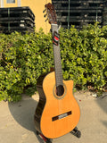 Aiersi All Solid Cedar Top Nylon Classical Guitar Spanish Vintage Luthier Handmade Professional Guitar