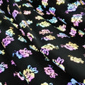 Hi Viz Rose Flower Floral Pattern Breathable Reflective Crochet Textile Fabric for Smart Stylish Underwear Outwear Clothing