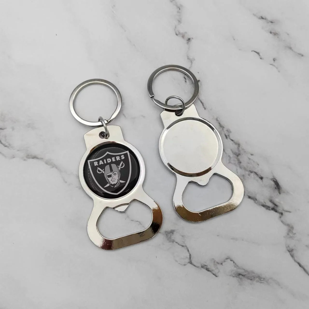Cheap Stainless Steel Beer Opener Custom Epoxy Sticker Speed Key Chain Beer Bottle Opener