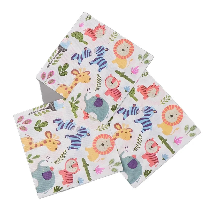 Factory Directly Sale Custom Logo Virgin Pulp Paper Dinner Napkins Cocktail Napkins