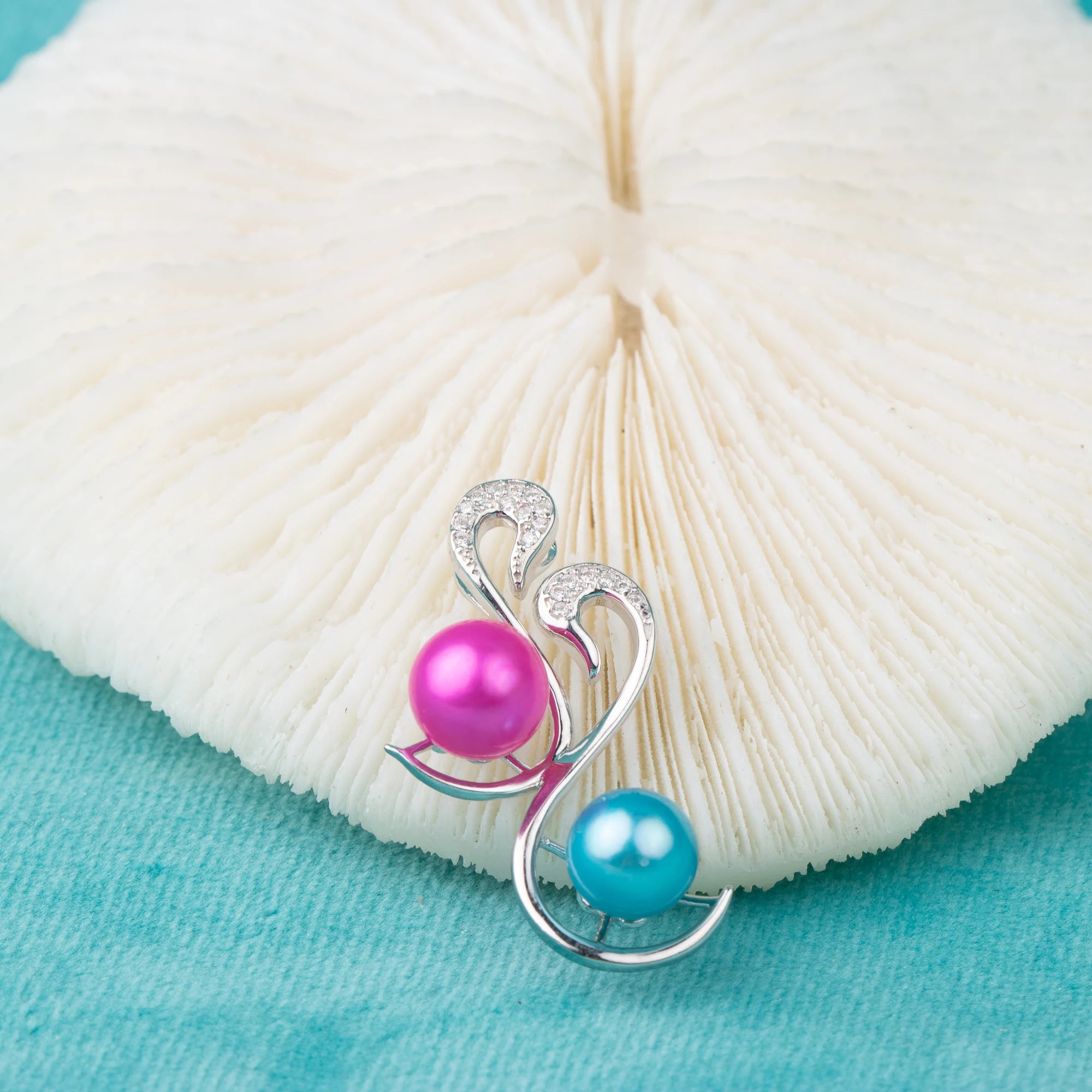 P010679 DIY 7-9mm Natural Freshwater Pearl Pendant Accessory 925 Sterling Silver Engagement Jewelry Necklace for Women