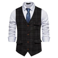 2023 Summer New Men's Fashion British Vest Men's Leisure Suit Vest