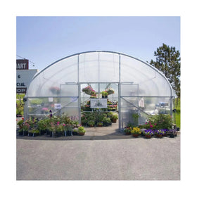 8*30m 240sqm Metal Greenhouse for Growing Vegetables and Flowers Film Cover UV Resistant Greenhouse