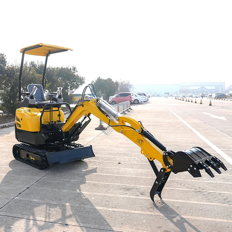 Free Shipping SE10 Excavator with EPA and EURO 5 Engine Bucket Excavator Grab Grapple Excavator Wood Grab