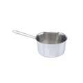 Italian-Made Classic Eco-Friendly Stainless Steel Kitchen Cookware Set 12 cm Long Wired Handle Conical Casserole New Home Metal