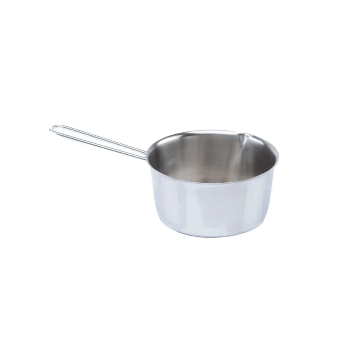 Italian-Made Classic Eco-Friendly Stainless Steel Kitchen Cookware Set 12 cm Long Wired Handle Conical Casserole New Home Metal