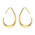 Atmospheric Women's Earring Statement Jewelry 925 Sterling Silver Gold Rhodium Plated Egg-shaped Ear Hooks Earrings